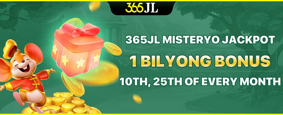 365JL Misteryo Jackpot promotion banner